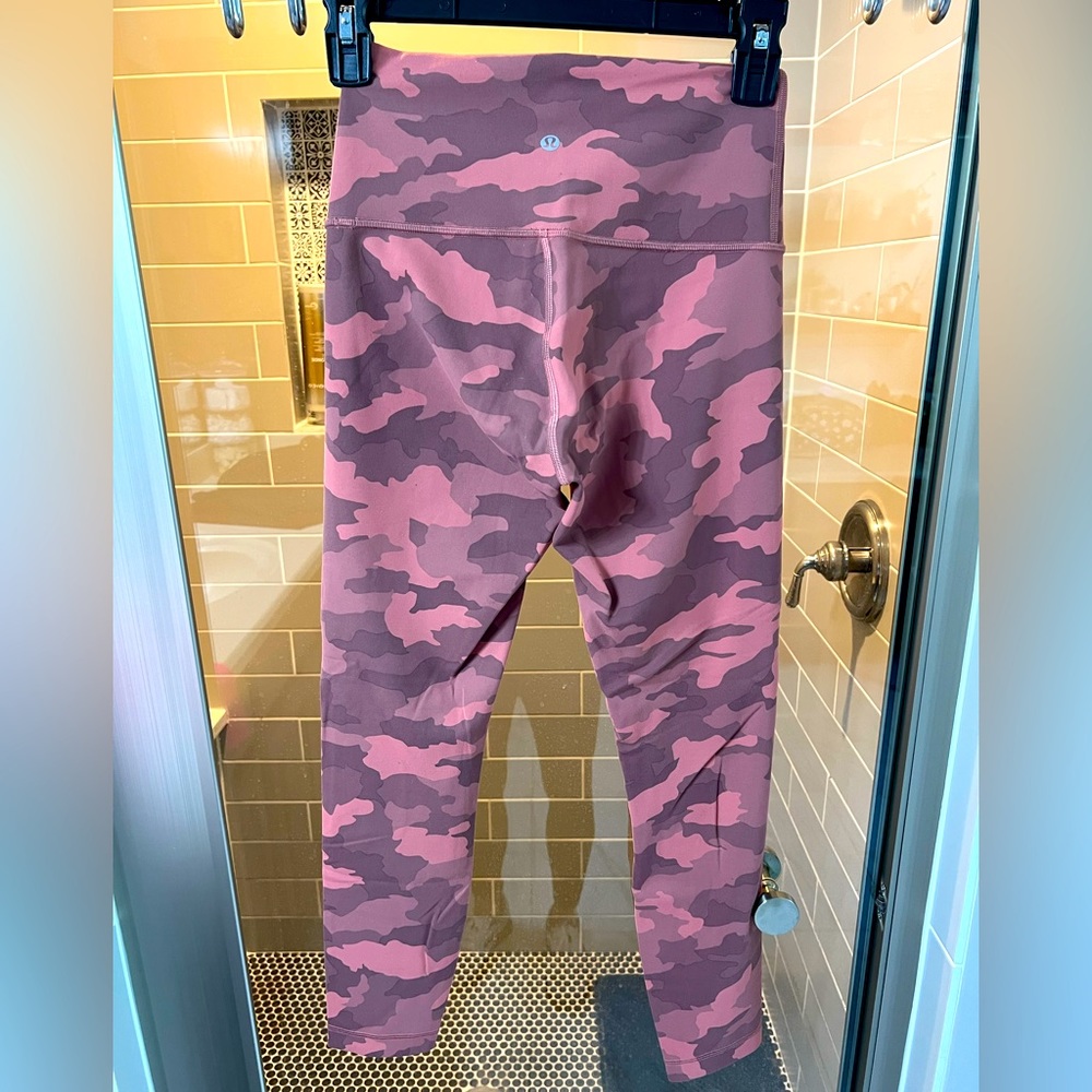 lululemon athletica Pink Camo leggings